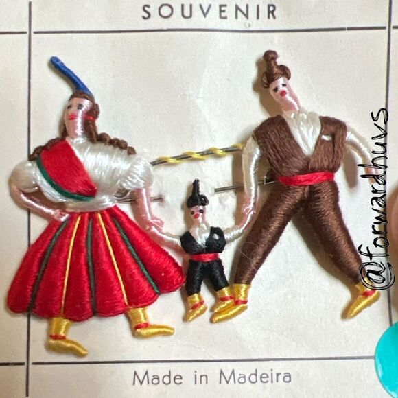 Bundle Sale 3 for $15 | Souvenir Pin – Traditional Scene – Madeira, Portugal - Picture 5 of 6